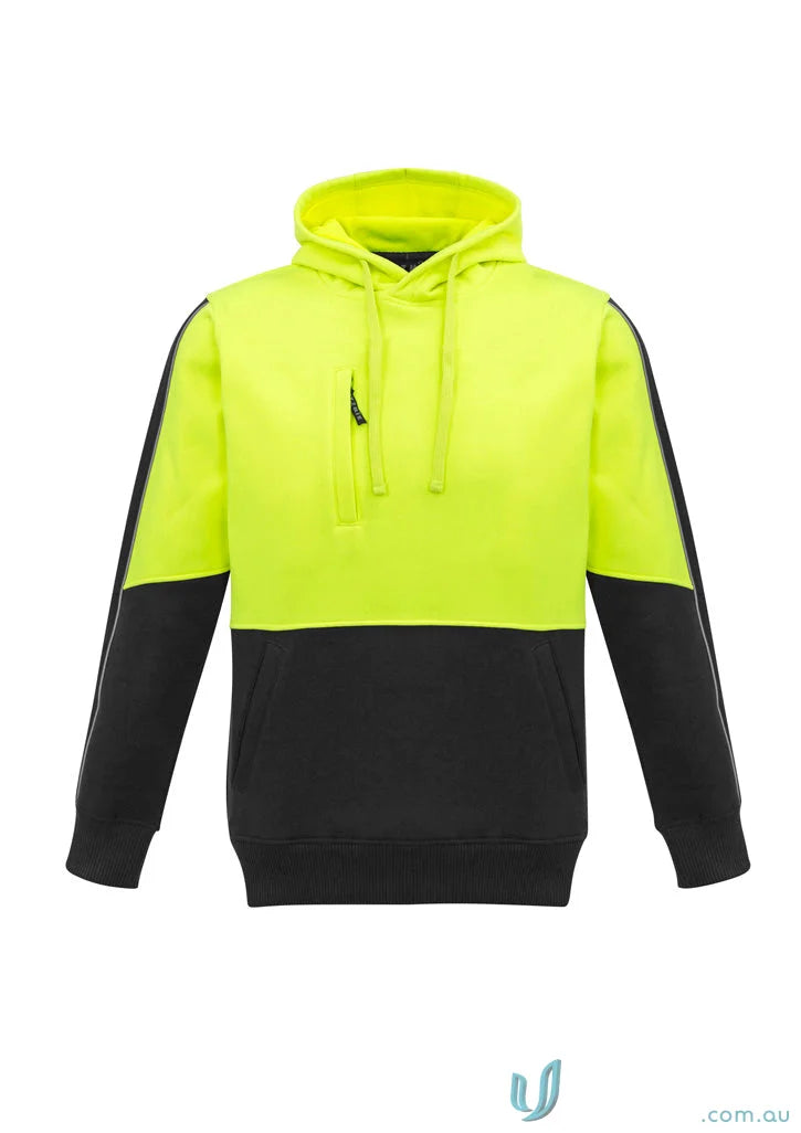 Syzmik Unisex two-tone Hi-Vis Pullover Hoodie for visibility and style