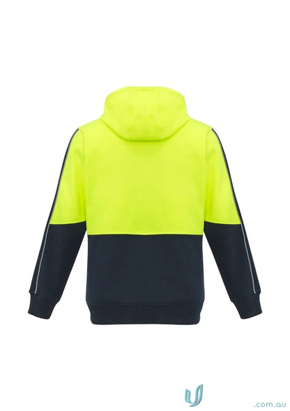 Unisex Hi Vis Pullover Hoodie with Two-tone design, perfect vis pullover for safety