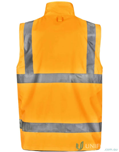 Orange VIC Rail 3in1 Safety Jacket with reflective strips for vis 3-in-1 safety