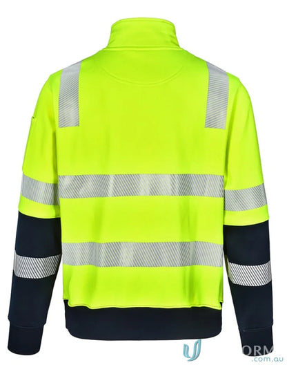 VIC Rail High-Visibility Safety Sweatshirt in Rail Hi-Vis Jumper style for winning spirit SW32