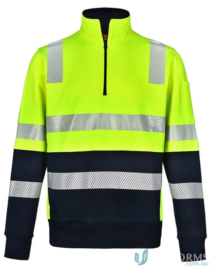 VIC Rail Rail Hi-Vis Jumper showing high-visibility work sweatshirt for safety