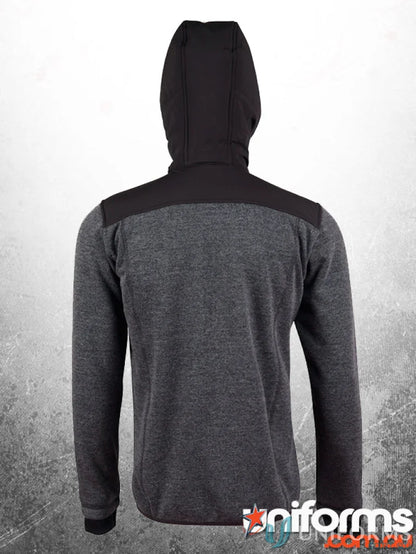 Gray and black hooded sweatshirt from Winnig Spirit Ladies Bristol Jacket collection