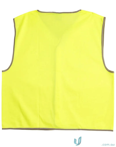 Yellow safety vest from Winning Spirit AIW HiVis 120gsm for visibility and safety