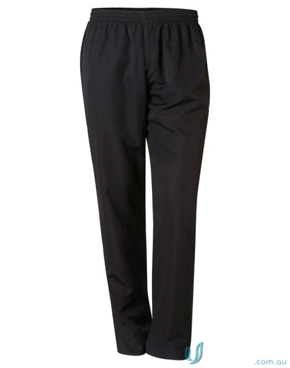 Black elastic-waist champion track pant from Winning Spirit Champion collection
