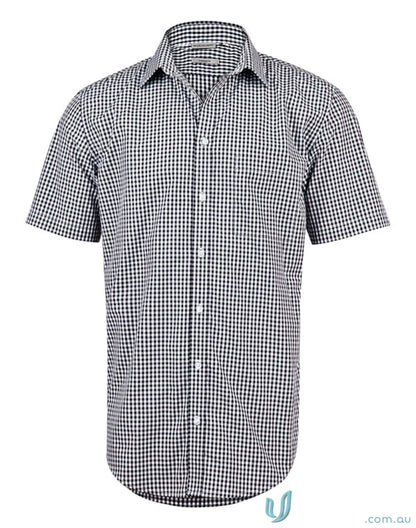 Men’s gingham check Gingham Roll Shirt from Winning Spirit, comfy workwear for men