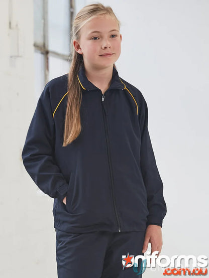 Navy blue Winning Spirit Kids Champion Track Jacket for kids, JK21K Kids style