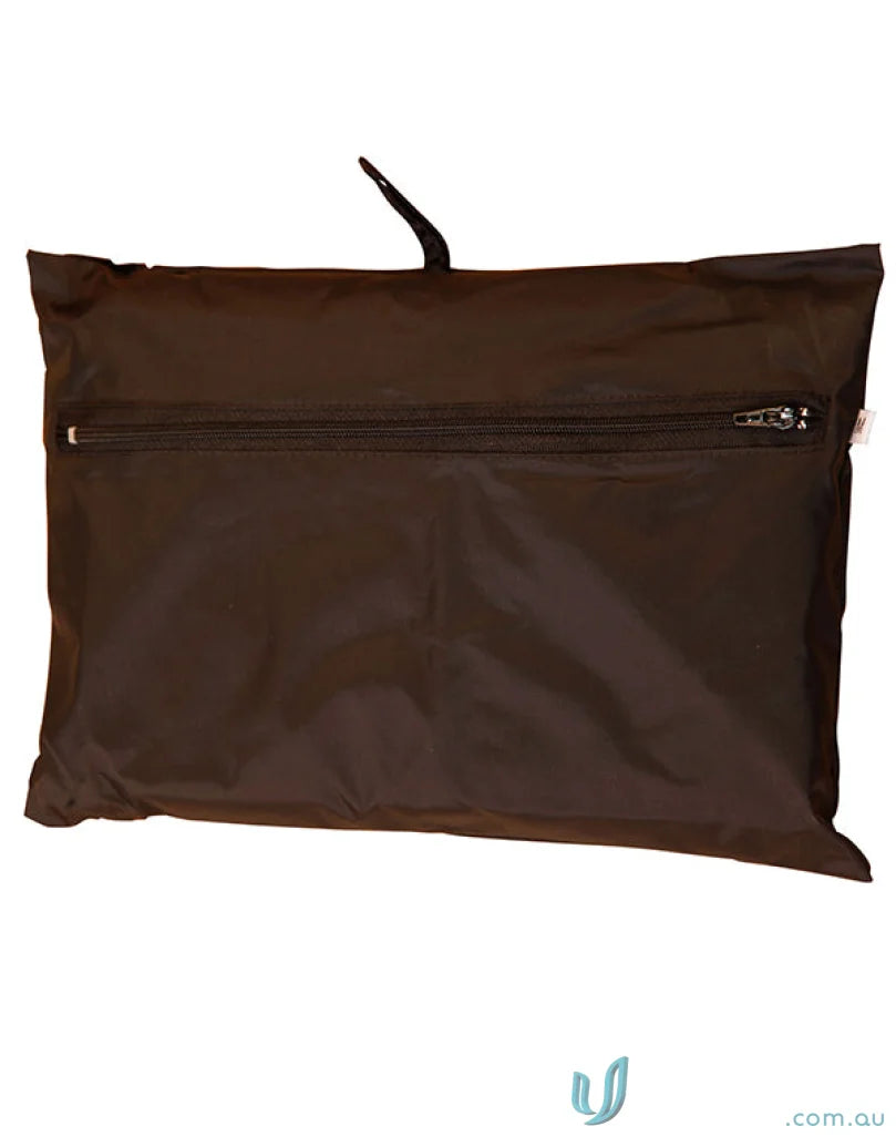 Dark brown foldable spirit kids rain storage bag for kids rain jacket Rain Forest Spray