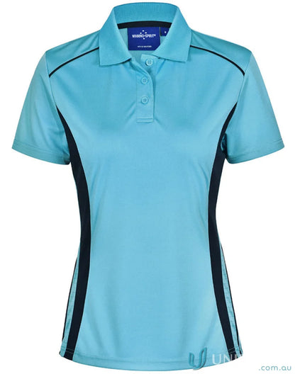Winning Spirit PS80 Pursuit Polo Lady in light blue with dark blue side panels