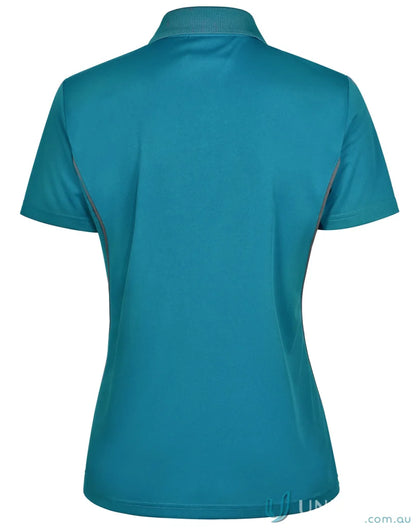 Winning Spirit PS80 Pursuit Polo Lady in teal with grey stitching for women