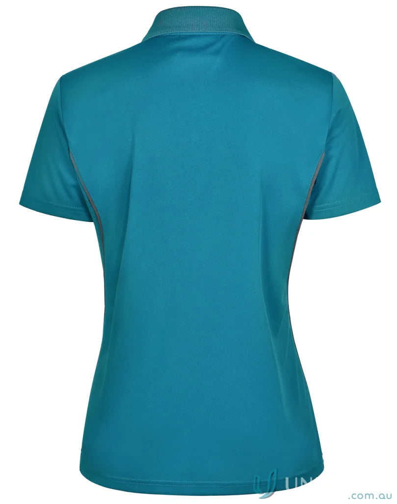 Winning Spirit PS80 Pursuit Polo Lady in teal with grey stitching for women