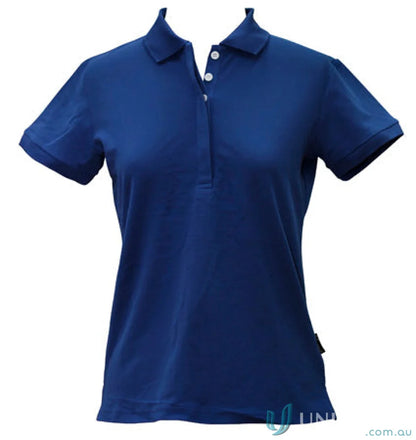 Blue ladies truedry connection polo shirt from Winning Spirit Ladies TrueDry Connection Polo