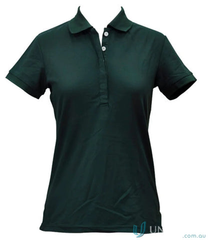 Dark green Winning Spirit Ladies TrueDry Connection Polo shirt for women