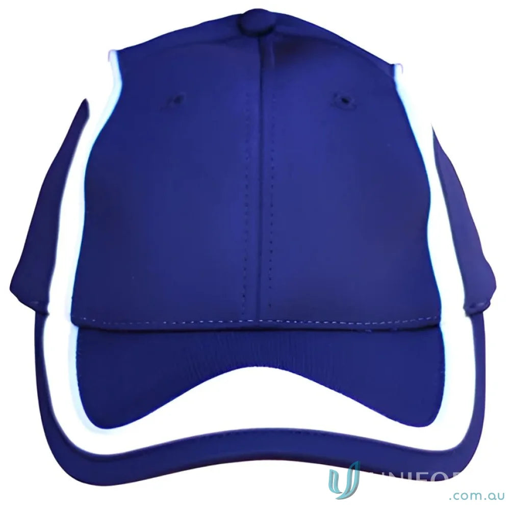 Blue ch53 Legend Cap with white trim and CoolDry Pique Mesh from Winning Spirit Legend
