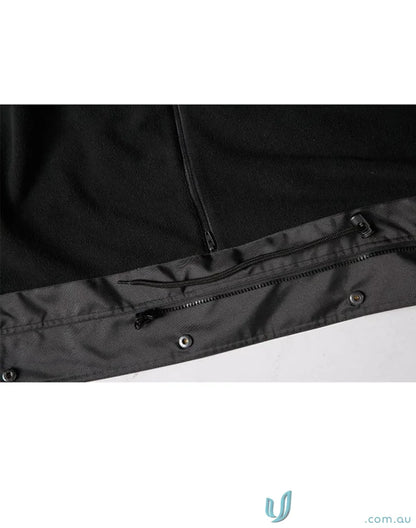 Winning Spirit Longline Stadium Jacket with high wind collar and zip fleece lining