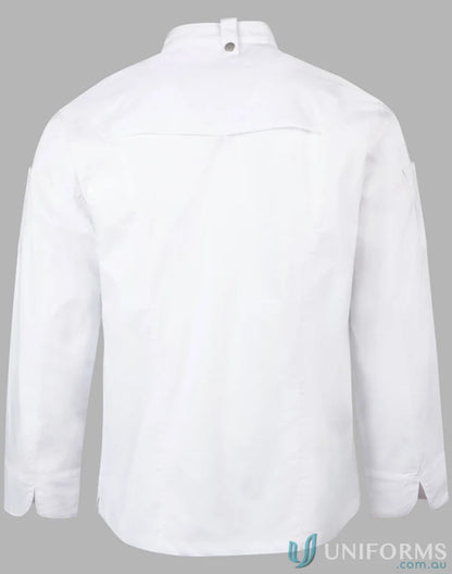 White chef’s jacket from Winning Spirit Mens, perfect for a mens functional chef look