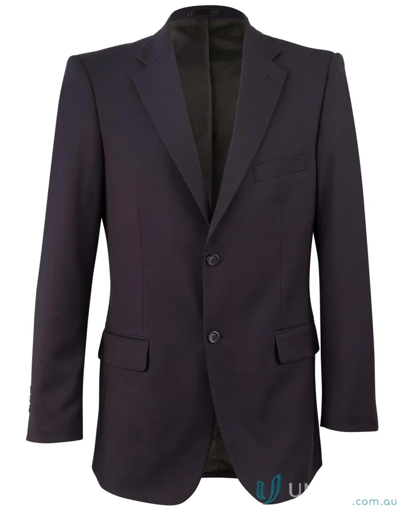 Dark men’s poly viscose stretch jacket from the Winning Spirit PolyViscose Stretch collection