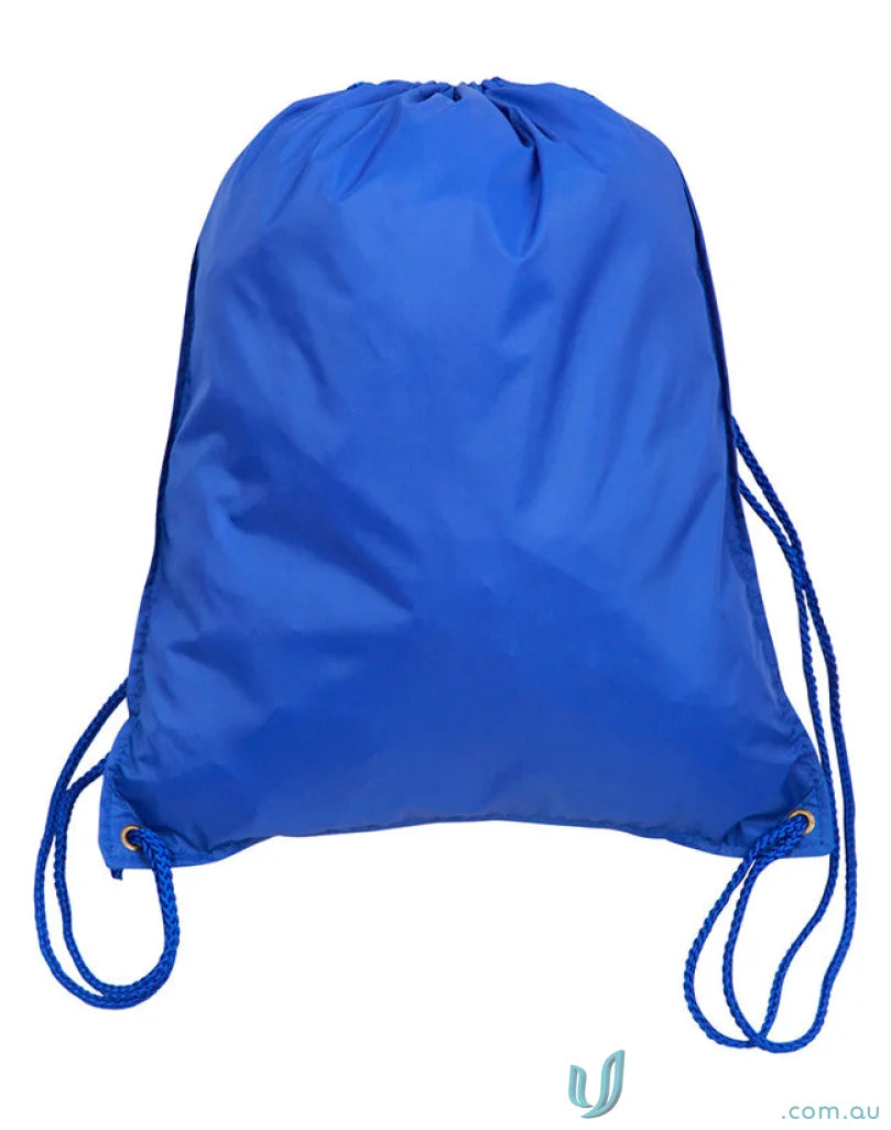 Blue spirit swim backpack with b4112 reinforced metal eyelets and 210d nylon fabric
