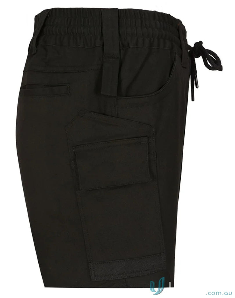Black cargo pants from Winning Spirit Unisex Cotton Stretch Drill Cuffed Work Pants