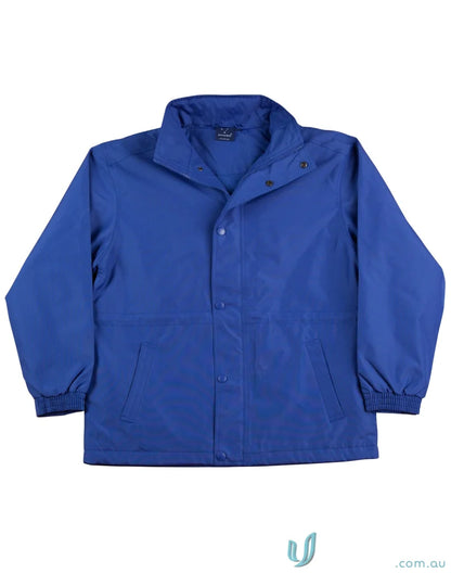 Blue winning spirit unisex stadium jacket made with jk01 stadium jacket water-repellent oxford shell for workwear solution