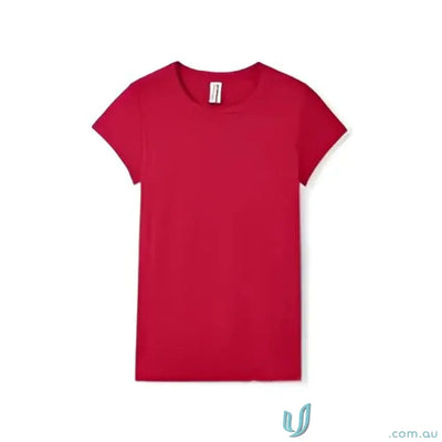 LADIES T-Shirts - Stylish and Comfortable Options for Work and Casual Wear T447LD Womenâ€™s Accelerator Cool-Dry T-Shirt in Red