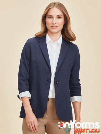 Women’s Arden Blazer in navy from Biz Collection Women’s RBL068L product shot