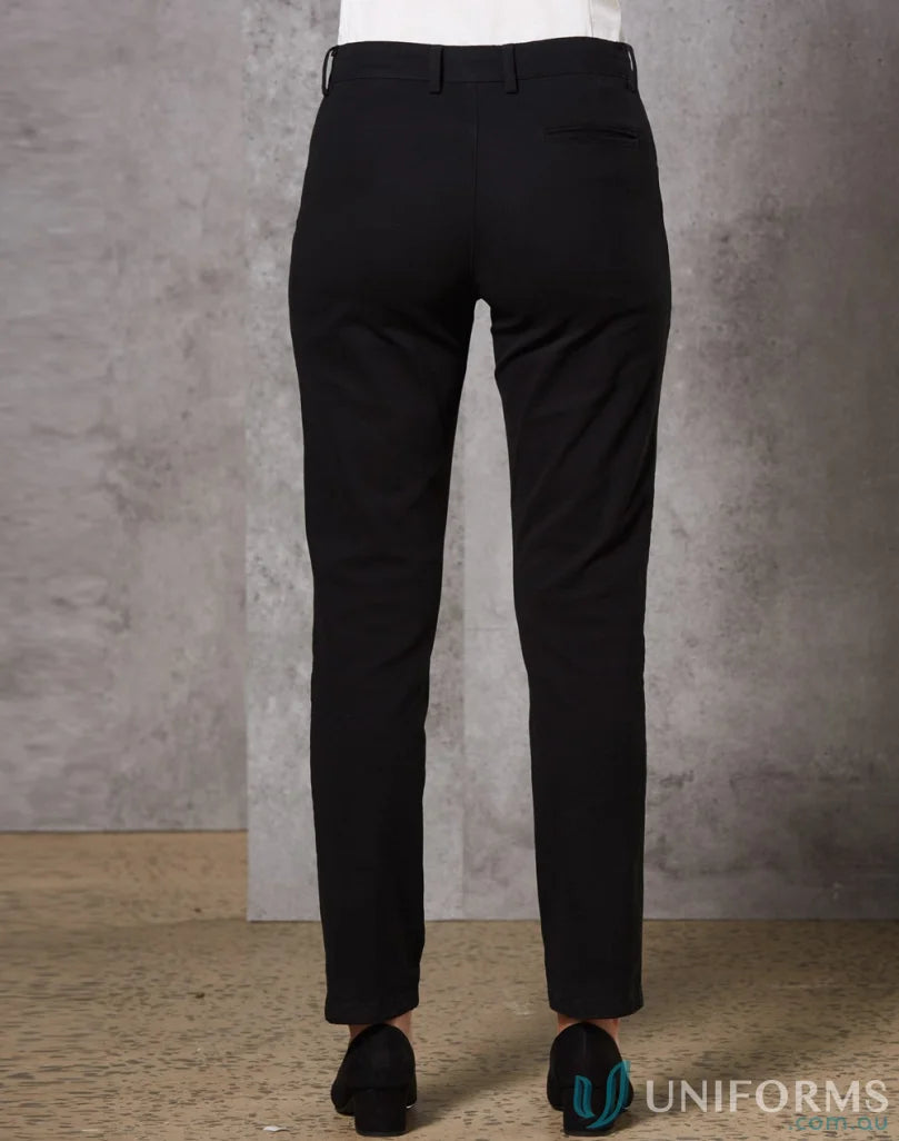 Black black dress pants womens Boston Chino style chinos m9390 for a sleek look