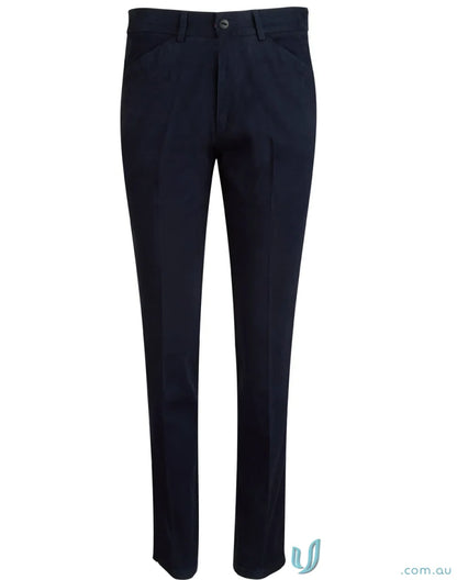 Navy blue womens Boston Chino Pants style chino pants m9390 for casual look