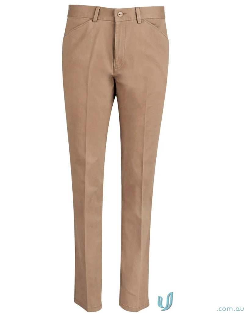 Khaki-colored Womens Boston Chino Pants featuring stylish chino pants M9390