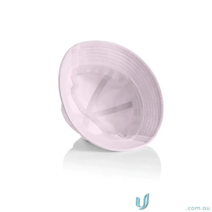 Light pink brim bucket hat with reinforced short brim from AS Colour Women’s collection