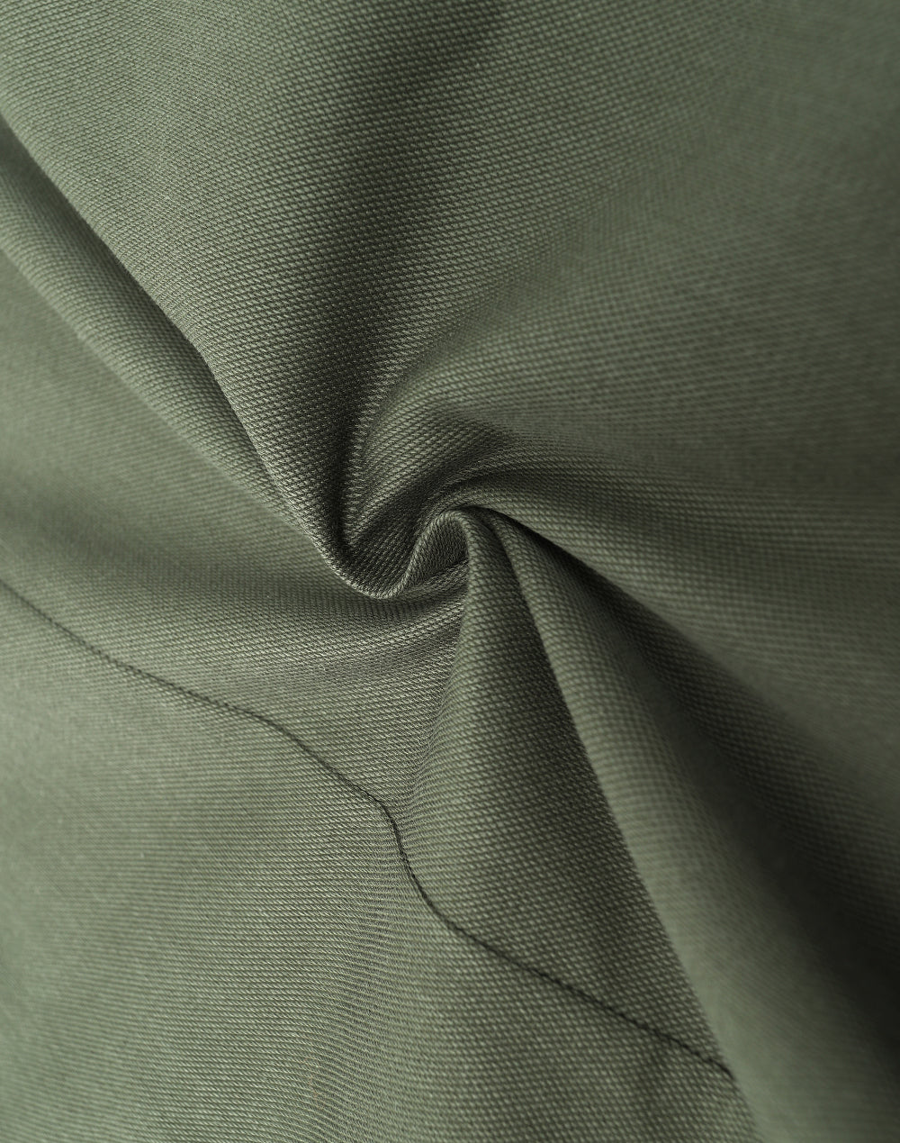 Olive m8009l cotton blend shirt fabric, soft green weave for pro look