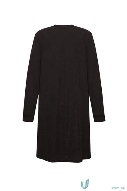Women’s Chelsea long line cardigan RLC970L in black, perfect for a casual look