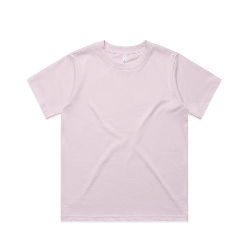 Lavender Women’s Classic Minus Tee with short sleeves and ribbed cuffs