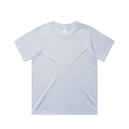 Women’s Classic Minus Tee: white crew neck short sleeve t-shirt