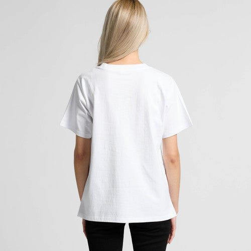 White womens classic minus tee oversized t-shirt minimalist design