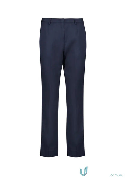 Women’s Navy Blue Cool Stretch Tapered Leg Adjustable Waist Pant for comfy style