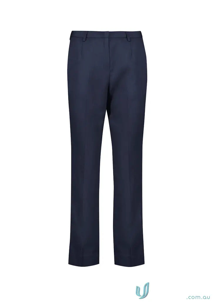 Women’s Navy Blue Cool Stretch Tapered Leg Adjustable Waist Pant for comfy style