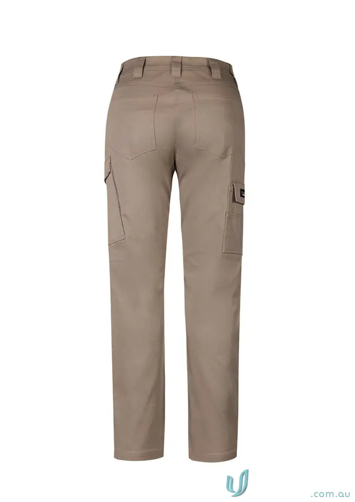 Women’s stretch cotton khaki cargo pants for women, comfy stretch cargo pants easy to style