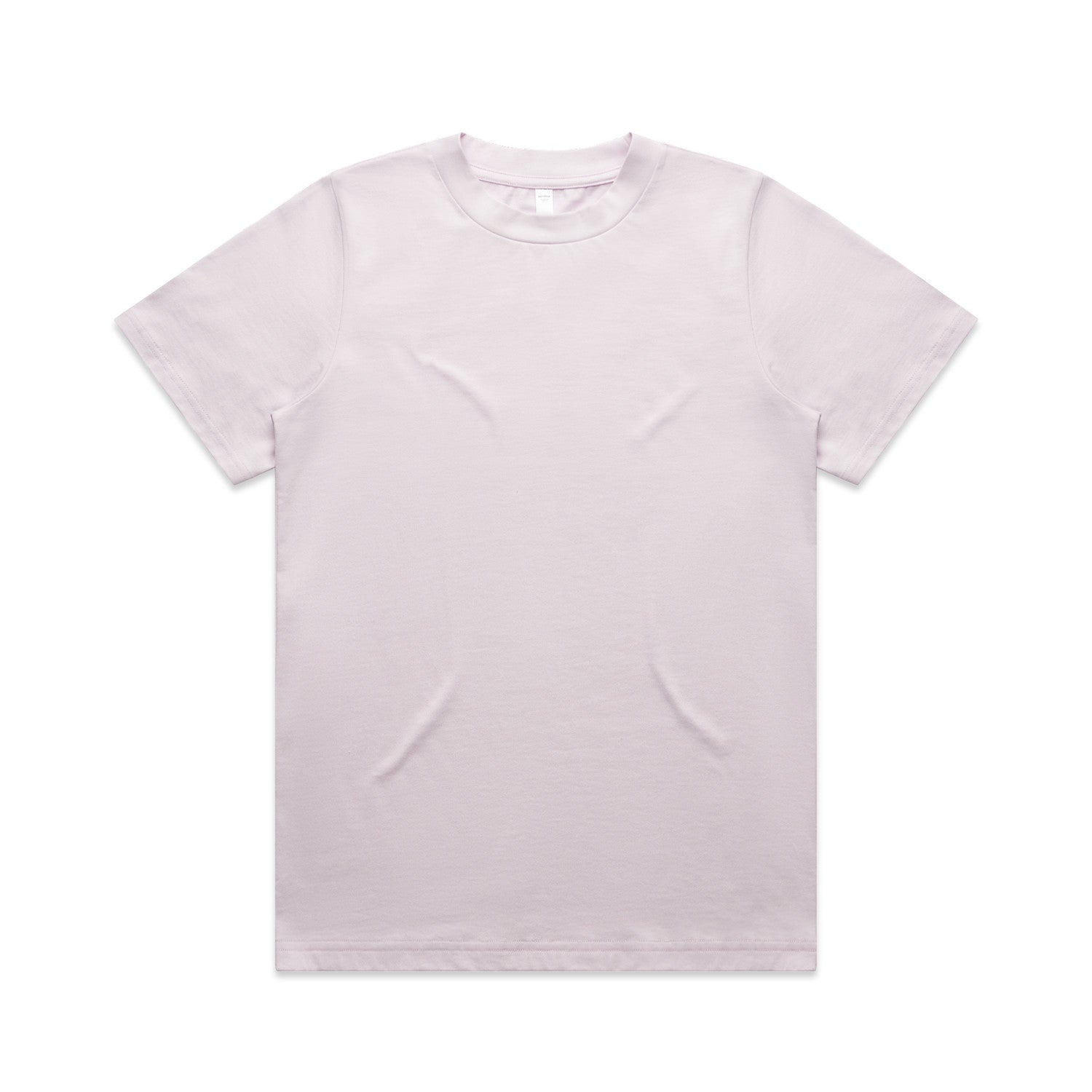 Planett womens heavyweight relaxed white short sleeve crew neck t-shirt