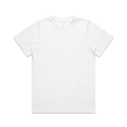 Planett women’s heavyweight relaxed white crew neck t-shirt