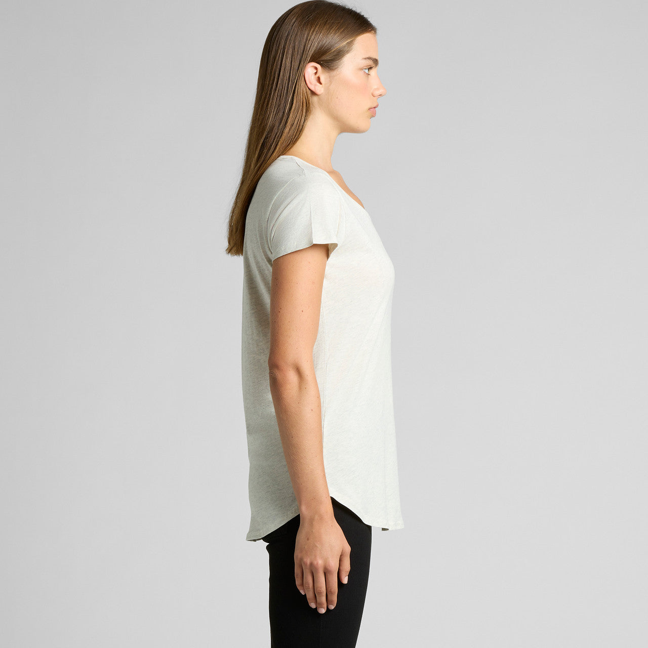 Womens Mali Tee white short-sleeve relaxed fit scoop neck t-shirt