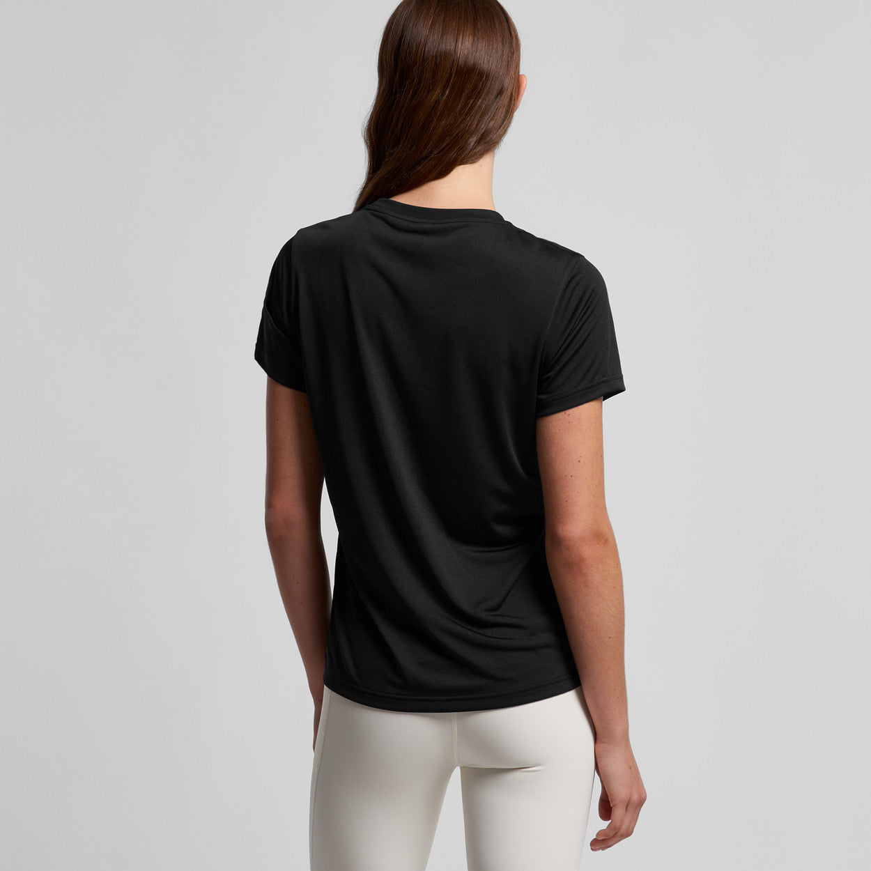 Women’s Maple Active Tee black short-sleeve athletic shirt