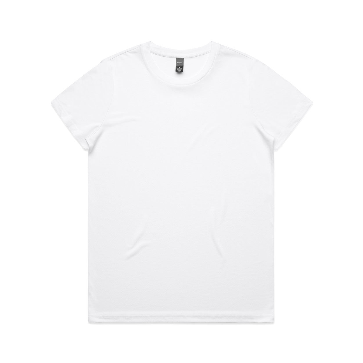 White v-neck Maple Active Tee, short sleeves, relaxed fit