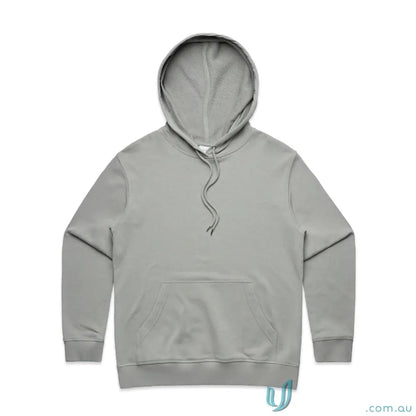 Gray women’s heavy hoodie with oversized heavy weight design for comfy style