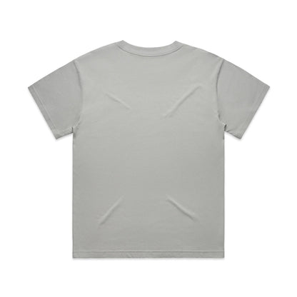 Light gray womens relaxed fit t-shirt with white logo