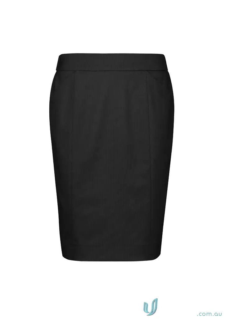 Black women’s renew functional pencil skirt perfect for day long wear