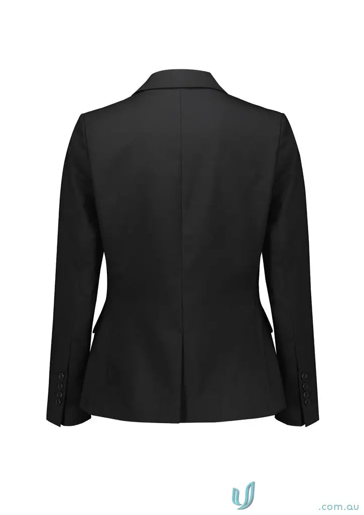 Black tailored blazer from Womens Renew Single Button Mid Length Jacket collection