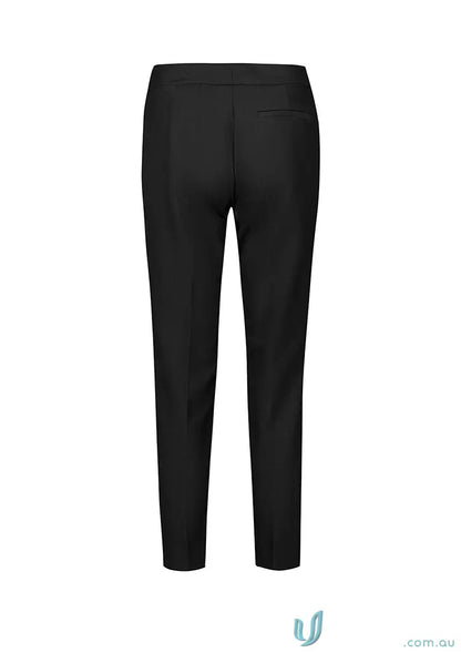 Black mid-waist slim fit trousers RGP308L for effortless elegance womens style