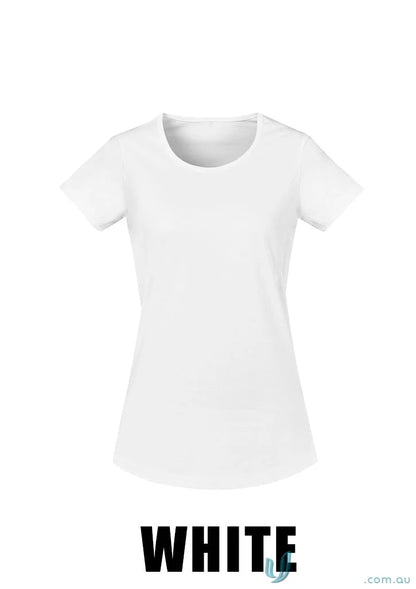 White womens streetworx tee shirt in lightweight cotton for a casual look