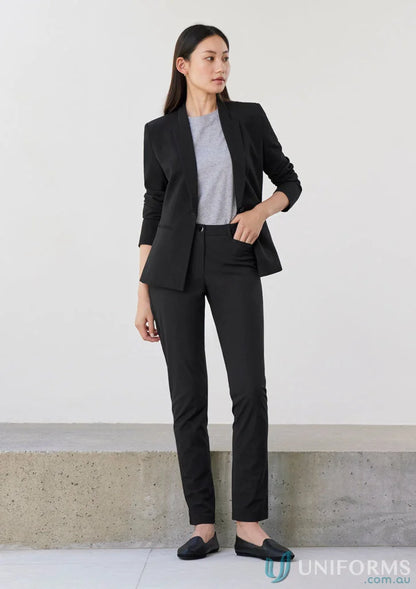 Womens Venture Pant black pantsuit from Biz Collection Womens for a sleek work look
