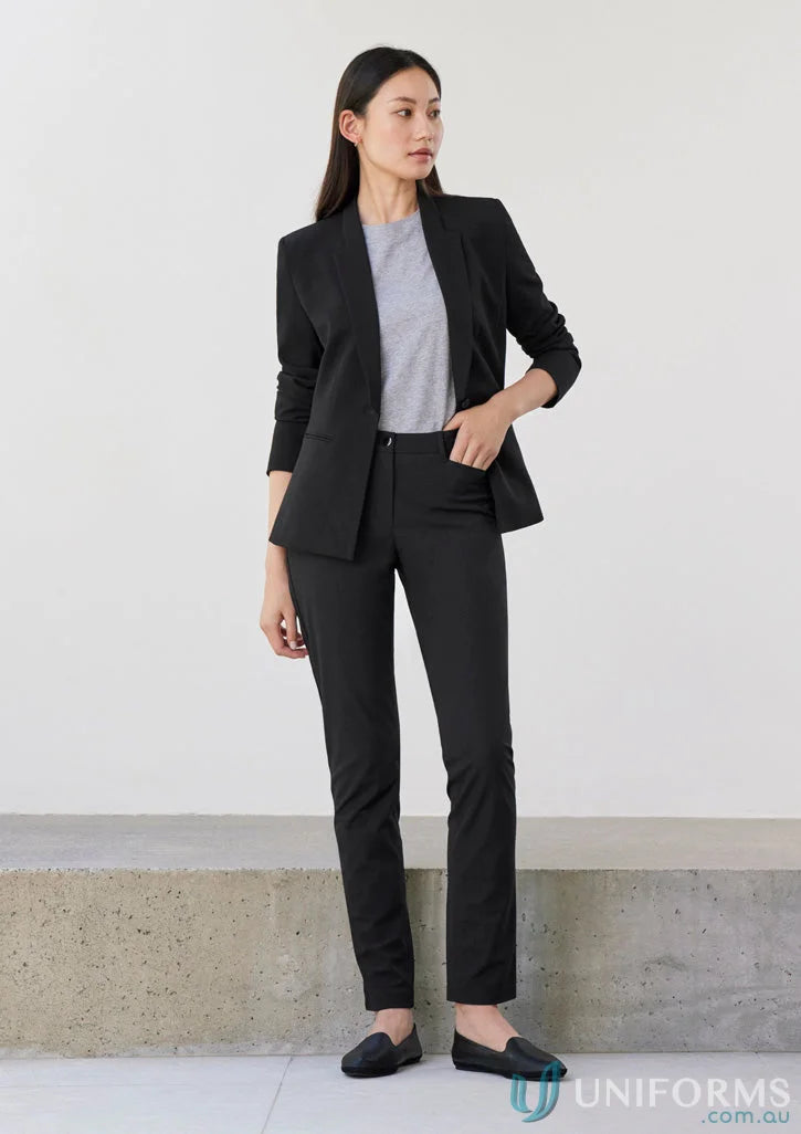 Womens Venture Pant black pantsuit from Biz Collection Womens for a sleek work look